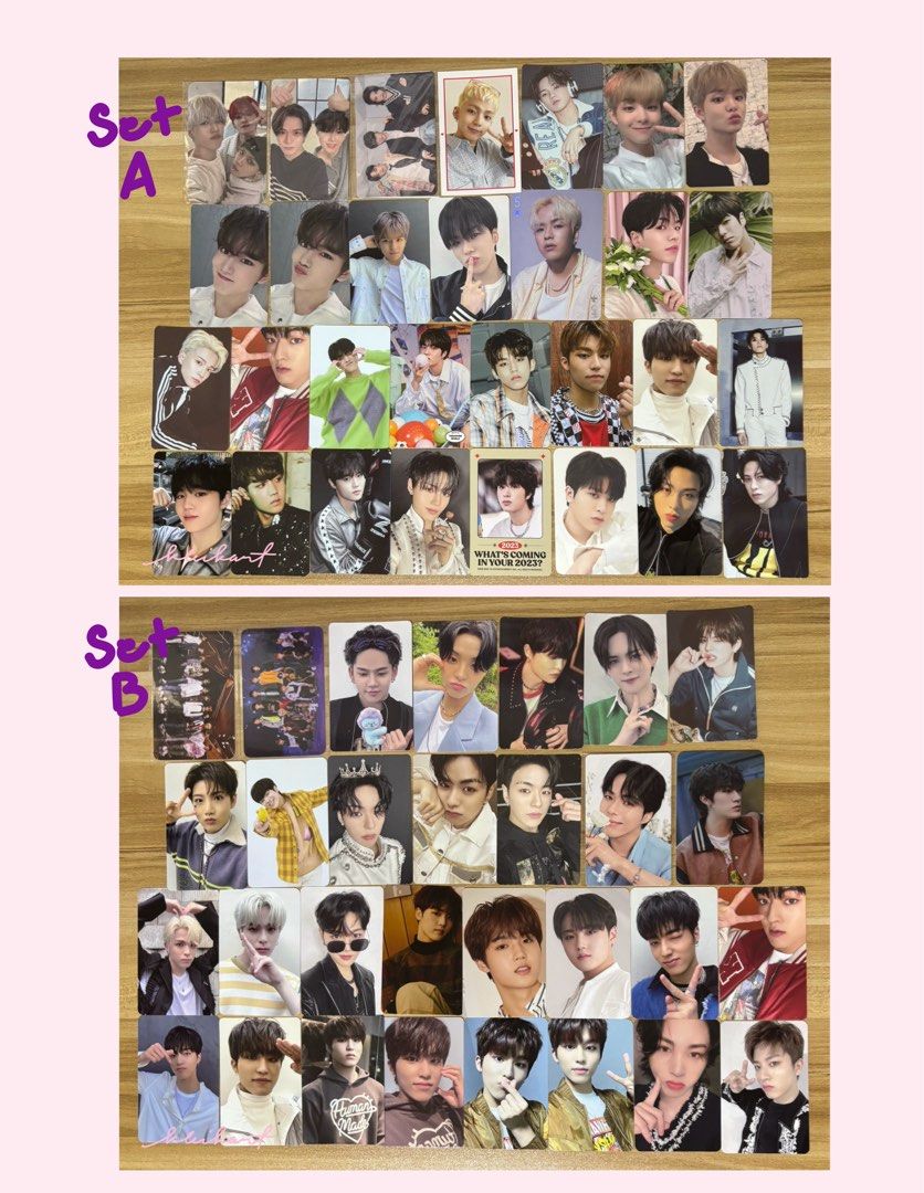 TREASURE Photocards - Sets A, B, C, D, E, F (Category: K-Wave Merchandise) located in Manila. Submitted by kleideclutters (Listing ID 1407767460, Image 2). Description: wts lfb treasure photocards ph ₱1500 per set (approx. ₱50-60 per pc) album, pob, yg, welcoming collection ktown hyunsuk jihoon junkyu yoshi jaehyuk asahi doyoung jeongwoo haruto junghwan yedam mashiho trsr.