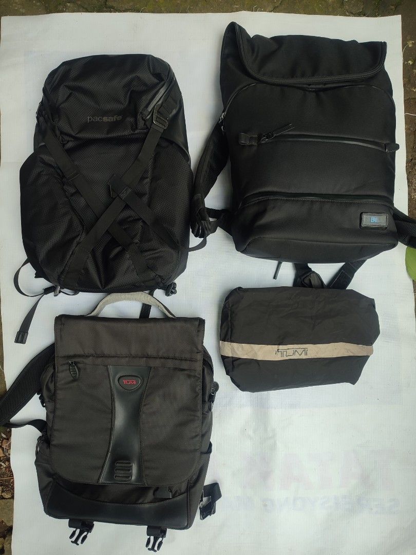 Tumi Backpacks Set (Category: Backpacks) located in Lipa City. Submitted by gudoys_outdoor16 (Listing ID 1407876820, Image 1). Description: Pacsafe Venture safe x 24 excellent condition price 5900 only tumi Tech Backpack excellent condition price 3500 tumi Tahoes Forest flap backpack excellent condition Price 6500 .