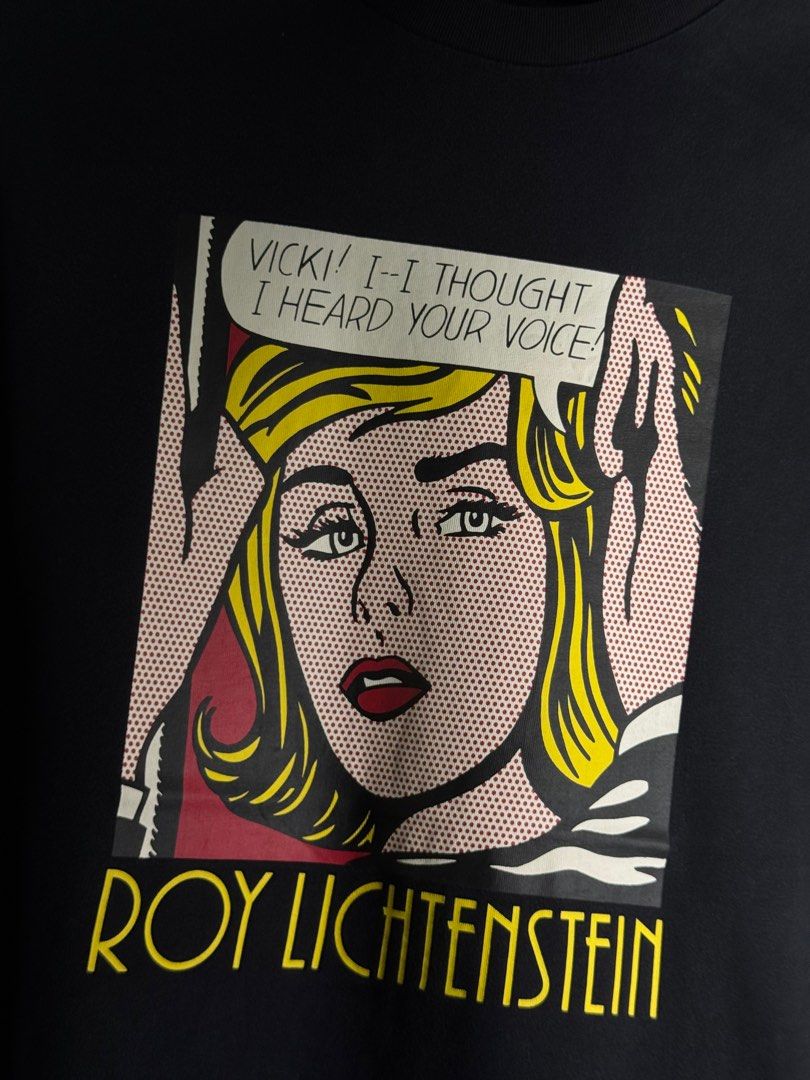 Uniqlo Roy Lichtenstein Shirt (Category: Tshirts & Polo Shirts ) located in San Jose del Monte. Submitted by lc.thrift (Listing ID 1407922682, Image 2). Description: UNIQLO Size: XL Dimension: L30.5 W25.5 Condition: Excellent Issue: None ₱480 + SF 𝙿𝙰𝚈𝙼𝙴𝙽𝚃 𝙵𝙸𝚁𝚂𝚃 𝙾𝙽𝙻𝚈 𝙽𝙾 𝙲𝙾𝙳 𝙼𝙾𝙳𝙴 𝙾𝙵 𝙿𝙰𝚈𝙼𝙴𝙽𝚃: 𝙶𝙲𝙰𝚂𝙷 𝙻𝙾𝙲𝙰𝚃𝙸𝙾𝙽: 𝚂𝙰𝙽 𝙹𝙾𝚂𝙴 𝙳𝙴𝙻 𝙼𝙾𝙽𝚃𝙴 𝙱𝚄𝙻𝙰𝙲𝙰𝙽 𝙲𝙾𝚄𝚁𝙸𝙴𝚁: 𝙹&𝚃 / 𝙻𝙰𝙻𝙰𝙼𝙾𝚅𝙴.