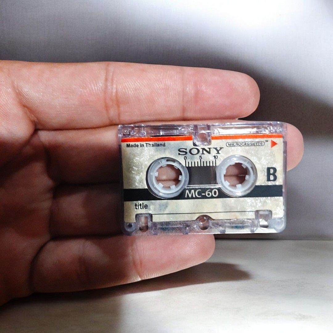 Vintage Sony MC-60 Microcassette (Category: Portable Music Players) located in Zamboanga. Submitted by lcomprendio26013 (Listing ID 1295072020, Image 2). Description: 👁PLEASE READ THE DESCRIPTION BEFORE YOU CHAT ME👍 AUTHENTIC Brand: Sony size: micro Brandnew Old stocks 170EACH Get 3 for 150each Get 5 for 130each 📢pay today,ship out tomorrow.... 📢All picture posted are actual item that will you get 📢For more information and availability pleas