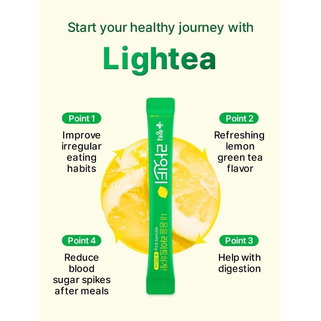 (2 for $12) ling tea lightea korea inner beauty apple cider vinegar ...
