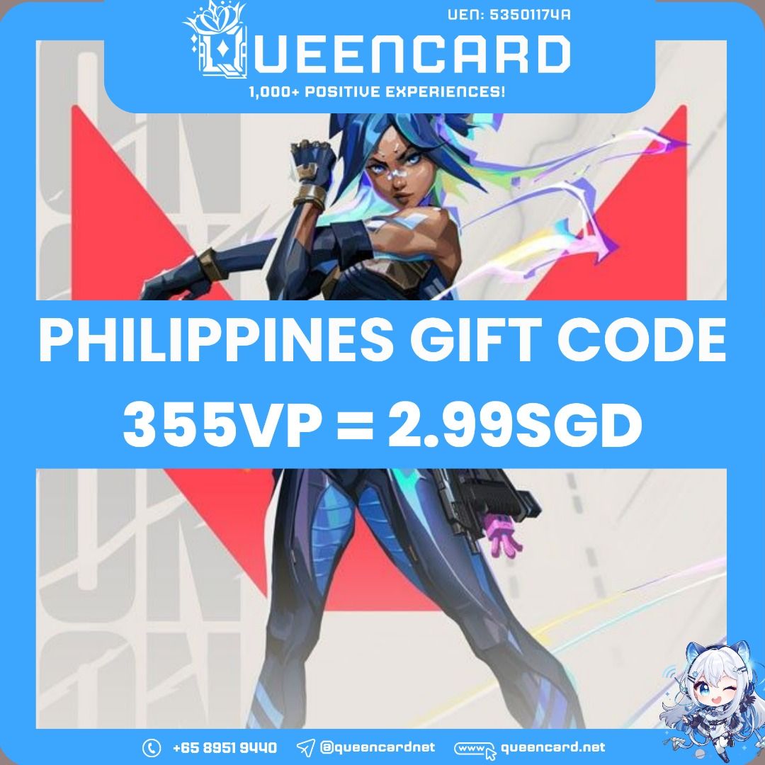🎁🇵🇭 PH Valorant Gift Card Vouchers PHILIPPINES PHP | Valorant Points VP  ValoPoints Valo Code Valo Gift Code Gift Card | OFFICIAL CHEAP FAST SECURE  | QueenCard | ✓ NO LOGIN, Video