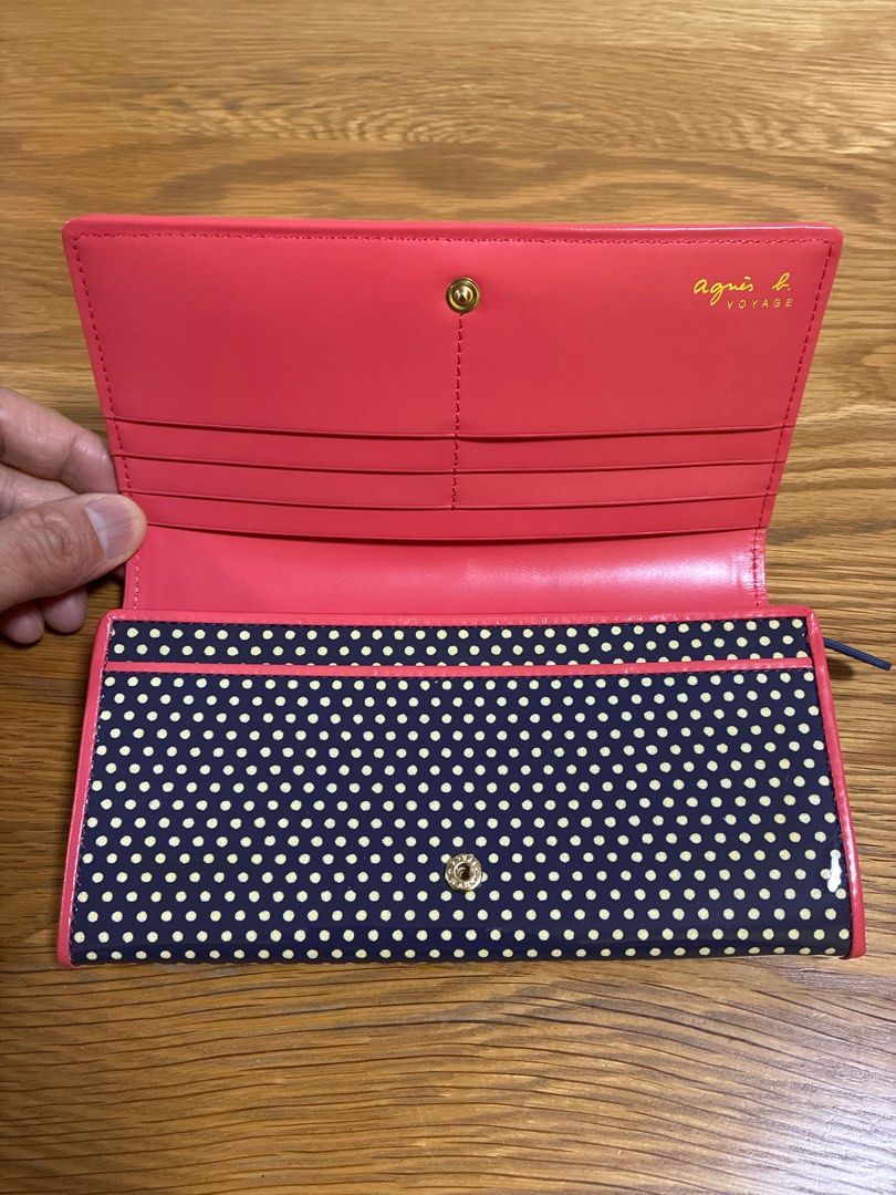 Agnes b. 法國品牌長款錢包, 名牌, 手袋及銀包- Carousell