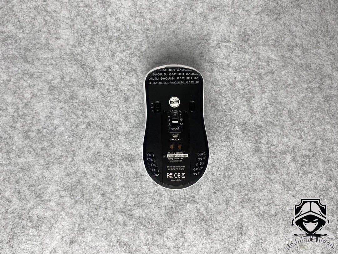 Aula SC380 Pro - Gaming Mouse (Category: Mouse & Mousepads) located in Tarlac. Submitted by agamersneeds (Listing ID 1407355294, Image 2). Description: [FOR SALE] Aula SC380 Pro (Brand-new) Price: ₱750 SRP: ₱1,599 QUICK SPECS - Sensor: PAW 3311 - MCU: Nordic 52840 - Switch: Huano Blue Transparent Pink Dot Switch - Encoder: TTC Dustproof Silver - Weight: 55g - Polling Rate: 1,000Hz - Sensitivity: 800 - 12,000 DPI - Tracking Speed: 300 IPS - Accele