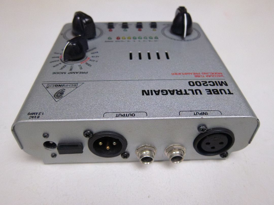 Behringer Tube Ultragain MIC200 Mic Preamp (Category: Musical Instruments) located in Manila. Submitted by dokerz (Listing ID 1408068489, Image 2). Description: The power supply is custom-made by Emil of pedalmax. 09619273240.