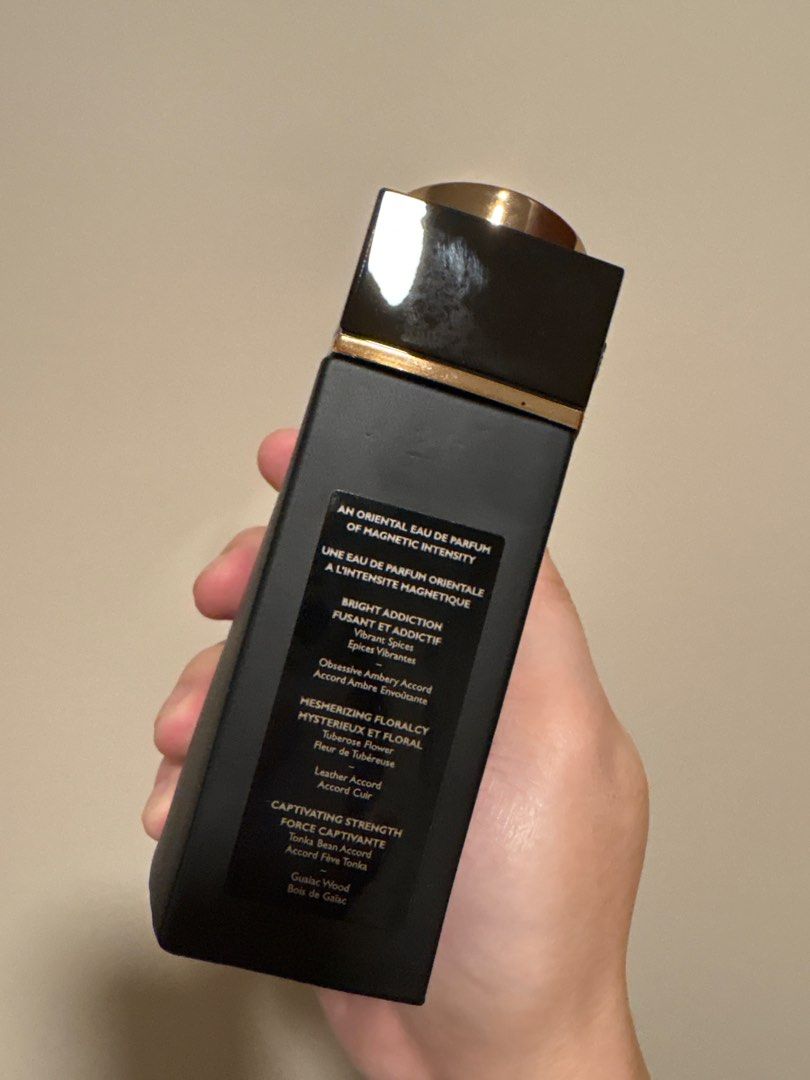 Bvlgari Man in Black Eau de Parfum 100ml (Category: Fragrance & Deodorants) located in Taguig. Submitted by cassiopeiasky (Listing ID 1408078663, Image 3). Description: - Bvlgari Man in Black Eau de Parfum - 100ml tester bottle - Made in Italy - Oriental Eau de Parfum - Magnetic intensity - Fragrance notes: Bright addiction, mesmerizing floral, captivating strength.