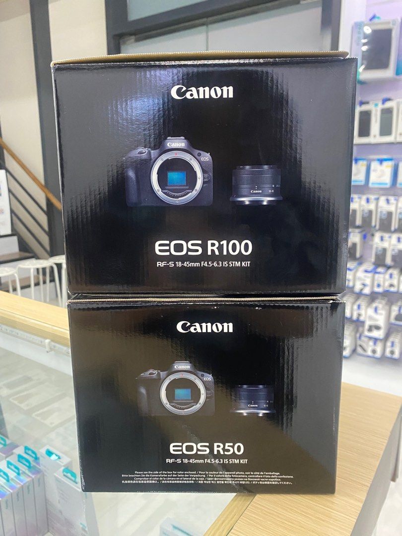 Canon EOS R100 RF-S 18-45mm IS STM Kit (Category: Cameras) located in Pasig City. Submitted by jona_german06 (Listing ID 1407952773, Image 1). Description: Original, Brand-new, and sealed 5 days store warranty and 1 year canon warranty Canon R100 - ₱35,000 Canon R50 - ₱42,500 Cash Delivery, LBC, and same day delivery Pick-up from our store in Pasig City We accept Credit card payments ⁃ Straight ⁃ Instalment (BDO/BPI/MetroBank/HSBC/East West Bank/
