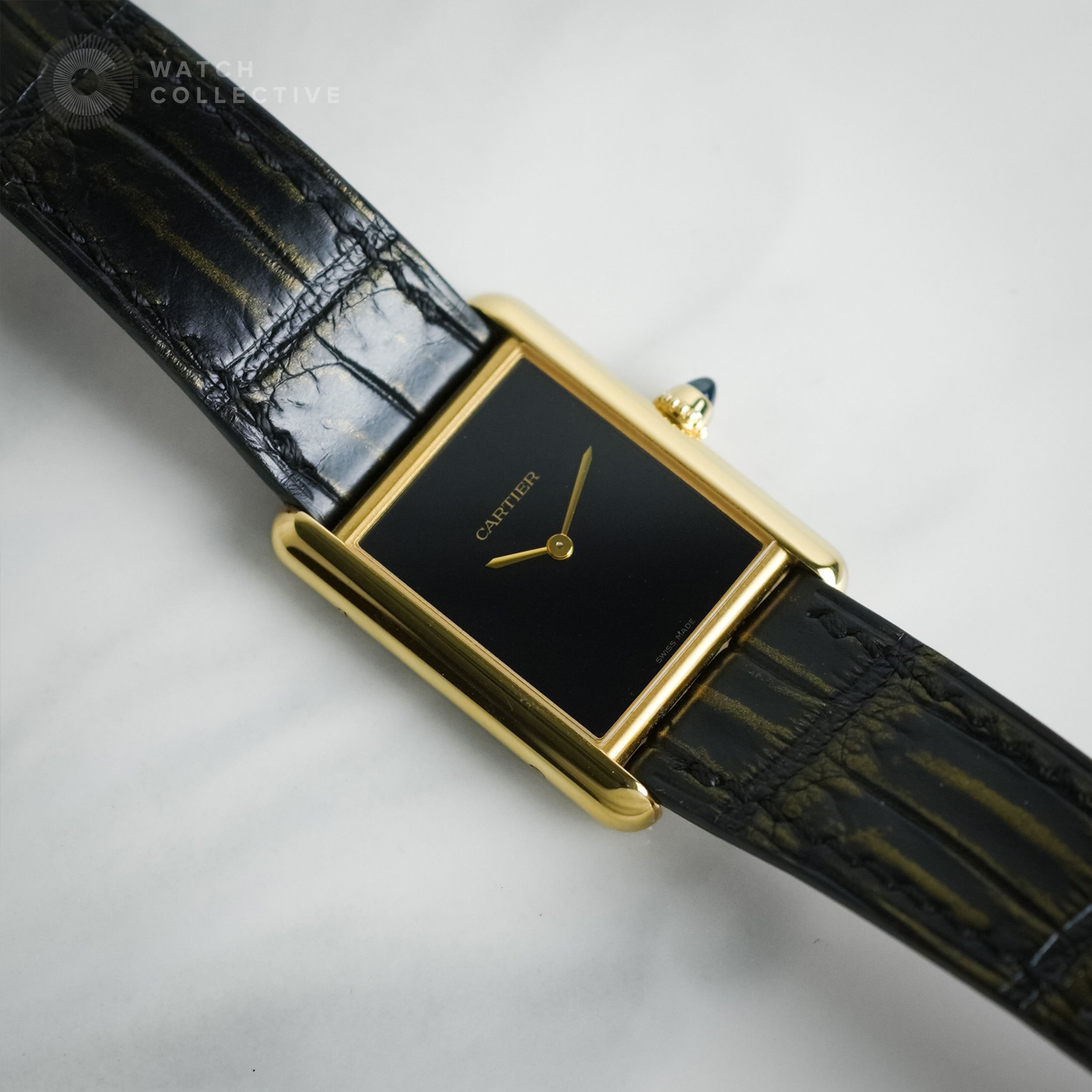 2️⃣0️⃣2️⃣4️⃣ Cartier Tank Louis 18k Yellow gold 33.7mm manual WGTA0091 (Category: Watches) located in Singapore. Submitted by watchcollective (Listing ID 1407979829, Image 2). Description: Cartier Tank Louis 18k Yellow gold 33.7mm manual WGTA0091 Reference Number: WGTA0091 Condition: Lightly Used Comes with: Complete Set Size: 33.7mm Case Material: 18K Yellow Gold Strap Material: Leather Strap Dated: SKU: CT-W45991-0001 --- Pm to reach out for mo