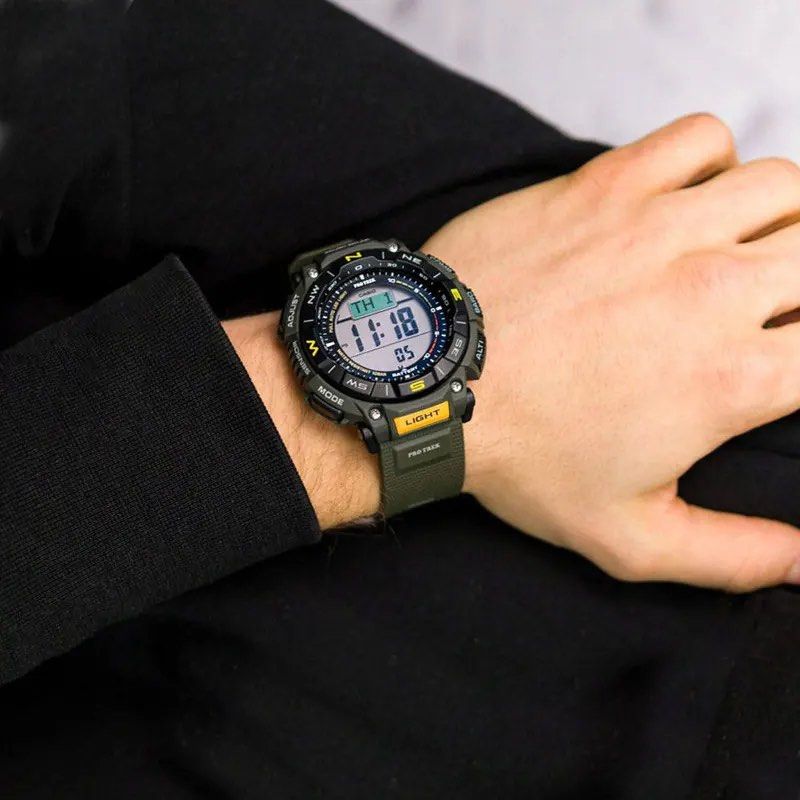 Casio Protrek Climber Wristwatch (Category: Men's Watches) located in Caloocan City. Submitted by clicknshop2nd (Listing ID 1408026899, Image 2). Description: Casio Protrek Climber Wristwatch SRP 15,710 ❌ Sale Price 10,995 ✅ Guaranteed 💯% Authentic/Original Onhand Ready To Ship Moneyback Guarantee If Proven Fake Ship Via JRS/Toktok/Lalamove DM Us For Inquiries ❌ No Reservation | No Swap ❌ NO COD | NO COP ❌ No Return No Exchange Policy (PLS MAKE 