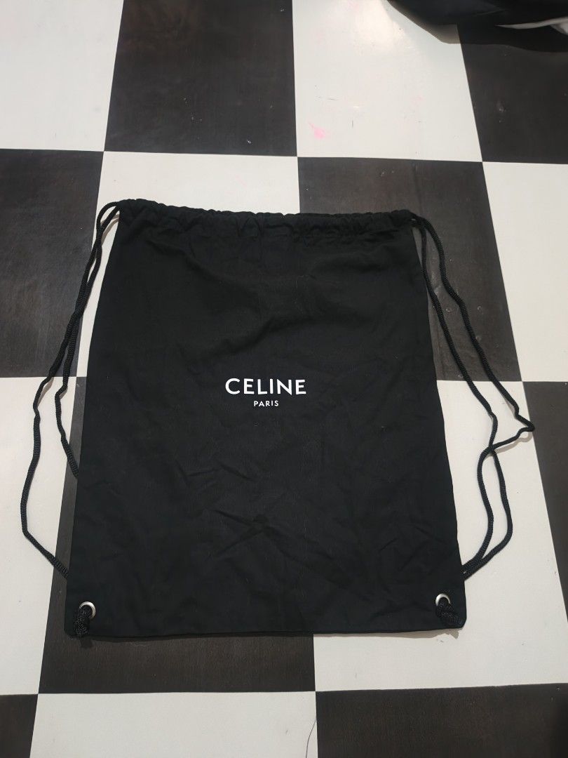 Celine Paris Draw String Bag (Category: Luxury Bags & Wallets) located in Agoo. Submitted by fitzmatic15 (Listing ID 1407971917, Image 2). Description: Celine Paris Draw String Bag Good as new condition no issue! napakasolid 🔥.