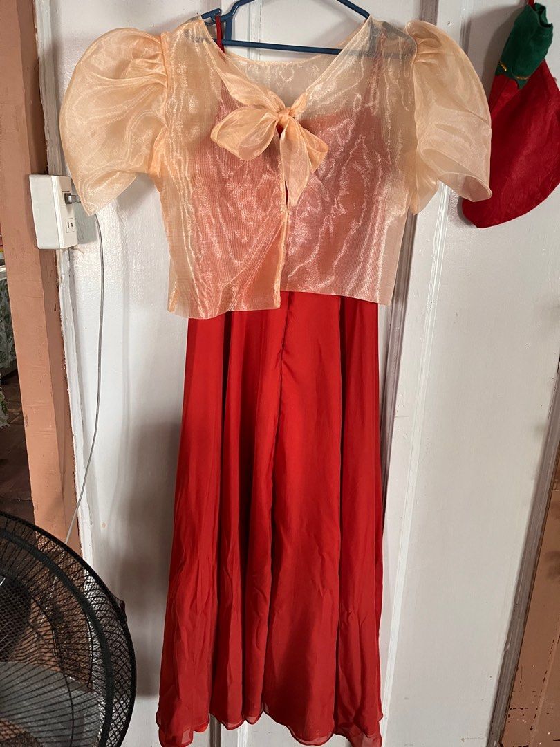 Filipiniana dress (Category: Evening dresses & gowns) located in Manila. Submitted by fancyschmancynezz (Listing ID 1407976432, Image 2). Description: For Rent.