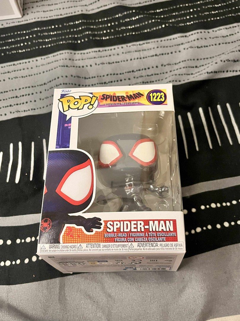 Funko Pop Spider-man: Across The Spiderverse 1223 (Category: Figurines & Statues) located in Marikina City. Submitted by lainegrio (Listing ID 1408095665, Image 1). Description: Rfs: Need Funds Php 850 with box prot Shipping at buyer’s expense.