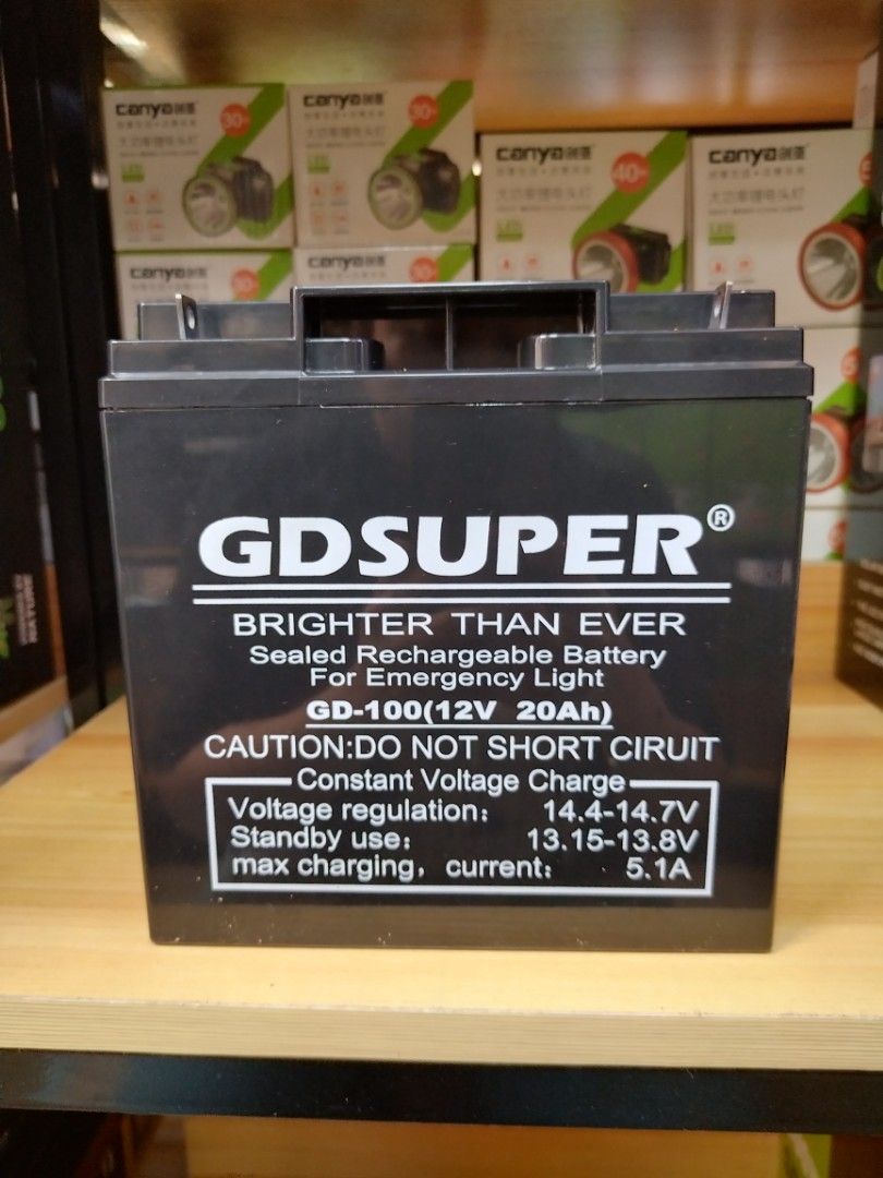 GDsuper solar batteries (Category: Batteries & Chargers) located in Manila. Submitted by oto-solar (Listing ID 1407946441, Image 1). Description: GD-100 (12v-20Ah).