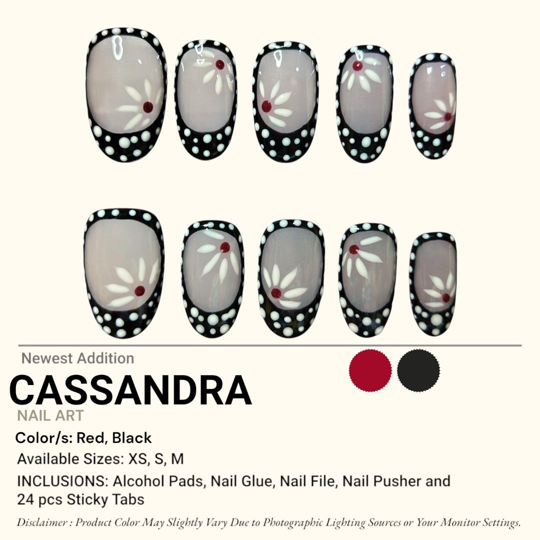 Hand-made Press-On Nails 122025 (Category: Hands & Nails) located in Caloocan City. Submitted by estelless (Listing ID 1408103904, Image 1). Description: Handmade Press-On Nails Price Starts at 150-300 PM For More Pictures and details MOP Bank Transfer, GCash Pm for more photos.