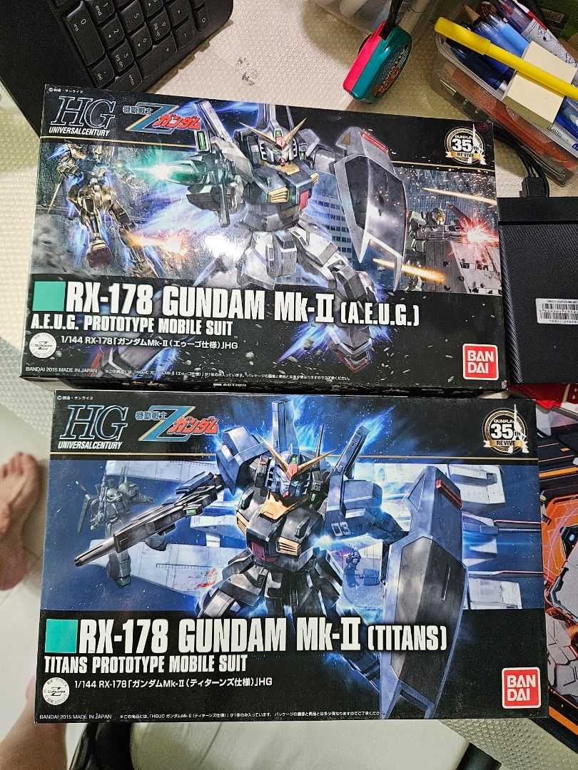 HG RX-178 Gundam Mk-II (A.E.U.G. & Titans) Model Kits (Category: Gundam Model Kits) located in Singapore. Submitted by edwinsia74 (Listing ID 1408026365, Image 1). Description: collect punggol offer price.