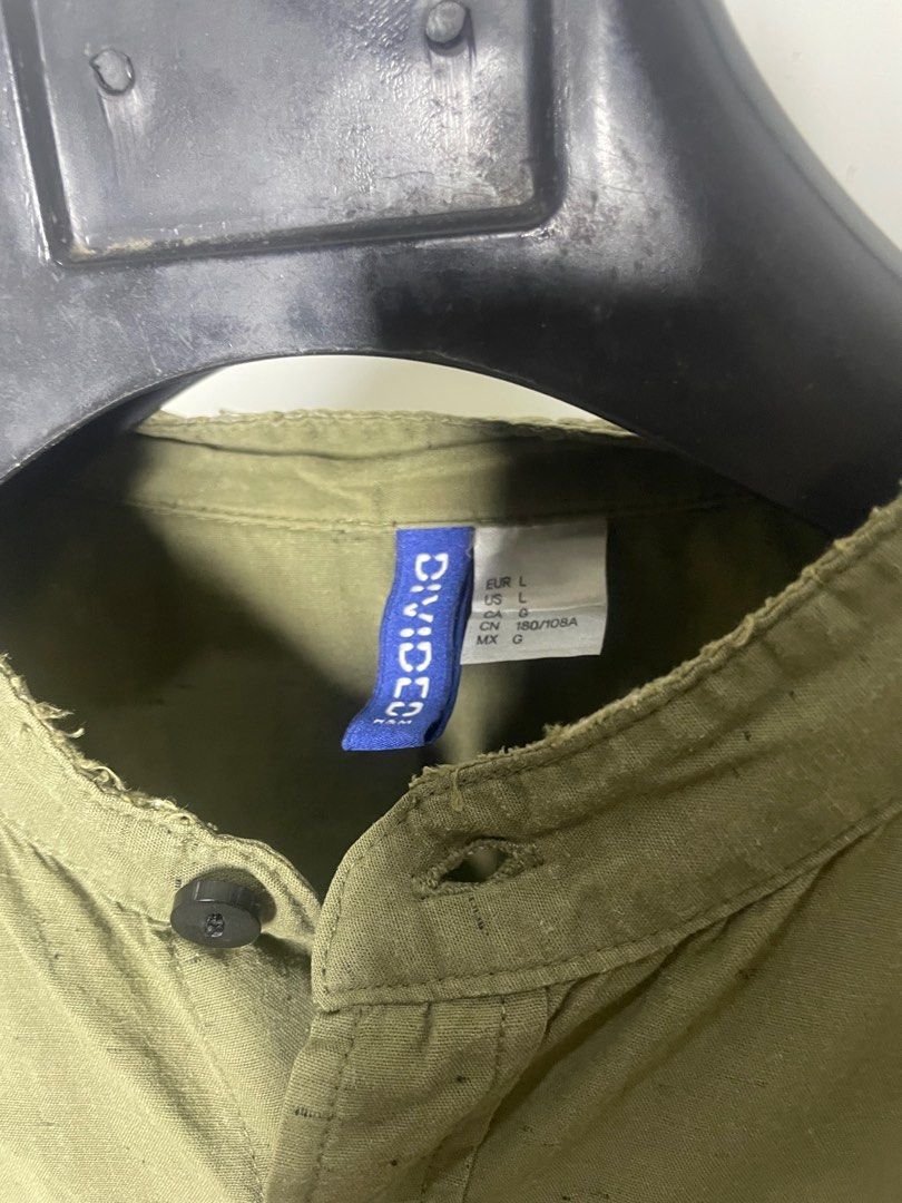 H&M Olive Green Polo (Category: Tshirts & Polo Shirts ) located in San Pedro. Submitted by overallph (Listing ID 1408101032, Image 2). Description: H&M Olive Polo Size L 380+sf.