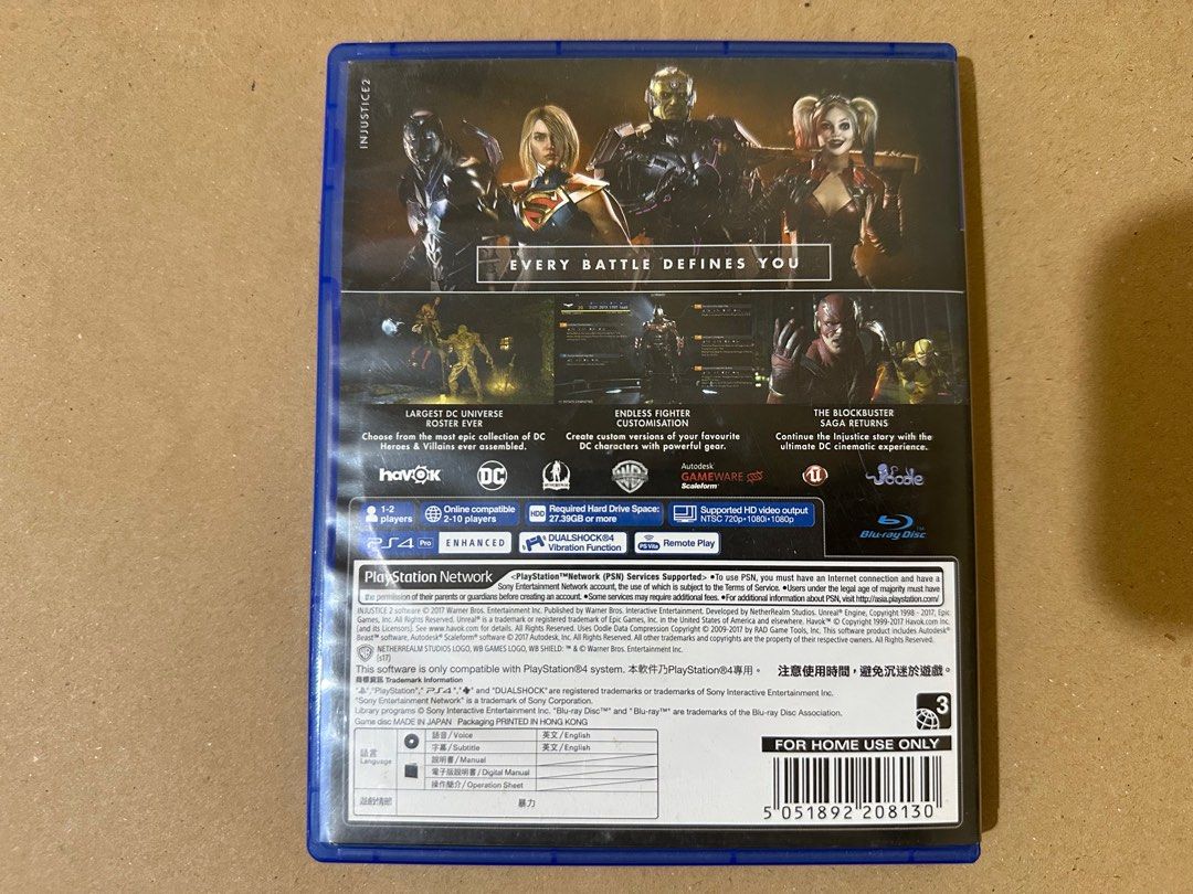 Injustice 2 (Category: PlayStation) located in Kawit. Submitted by markuzmathers (Listing ID 1407985230, Image 3). Description: For Sale Or Trade Injustice 2 No Issue.