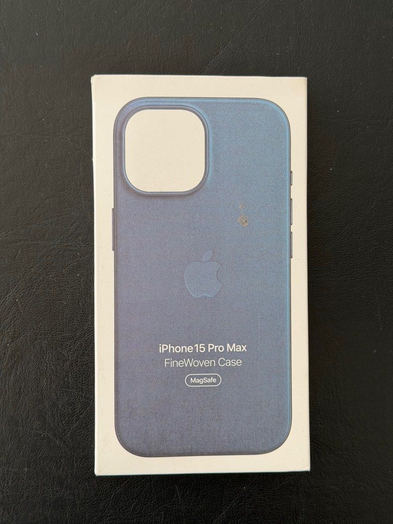 iPhone 15 Pro Max Case (Pre-owned / Not Original) (Category: Cases & Sleeves) located in Binan City. Submitted by mtmph (Listing ID 1407946488, Image 1). Description: Bought online for P800 Blue, Finewoven Payment via Maya Item is located in Laguna. It can be brought to Pasig every other weekend (for scheduling). If interested, please advise how you intend to get the item. Please send a message to confirm availability.