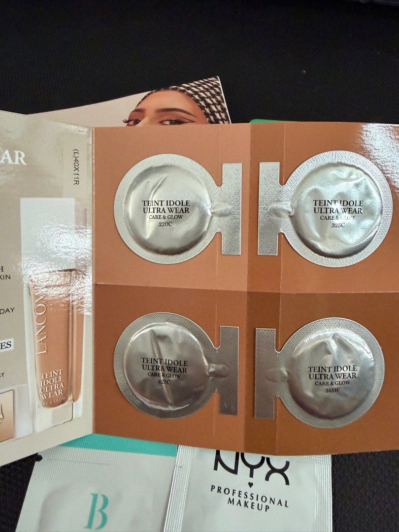 Lancome, Too Faced, Kylie Cosmetics Makeup Samples (Category: Makeup) located in Paranaque City. Submitted by the_atticgirl (Listing ID 1408113340, Image 3). Description: Take all! - all from Sephora - Makeup sample set featuring Lancome, Too Faced, Tula, Peach & Lily, NYX, Sweetspot Labs, Beautystatand Kylie Cosmetics. - Includes a variety of samples: foundation, lipstick, and more. - Perfect for trying out different shades and products. - Great