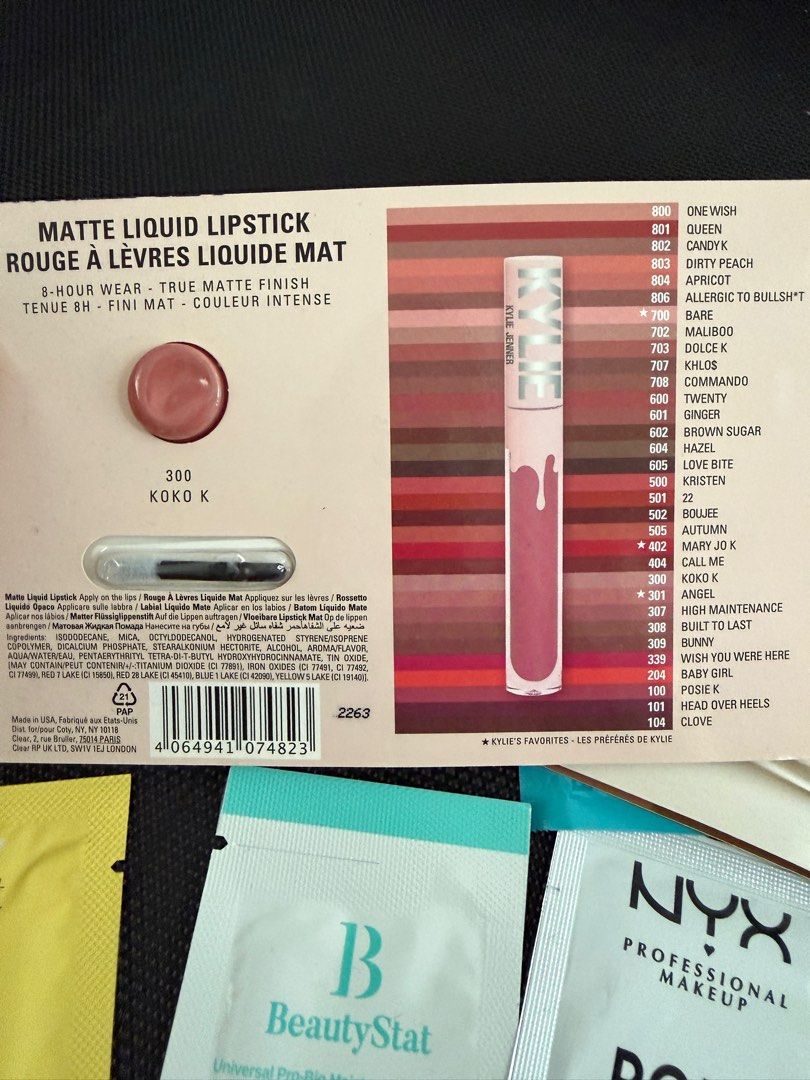 Lancome, Too Faced, Kylie Cosmetics Makeup Samples (Category: Makeup) located in Paranaque City. Submitted by the_atticgirl (Listing ID 1408113340, Image 2). Description: Take all! - all from Sephora - Makeup sample set featuring Lancome, Too Faced, Tula, Peach & Lily, NYX, Sweetspot Labs, Beautystatand Kylie Cosmetics. - Includes a variety of samples: foundation, lipstick, and more. - Perfect for trying out different shades and products. - Great