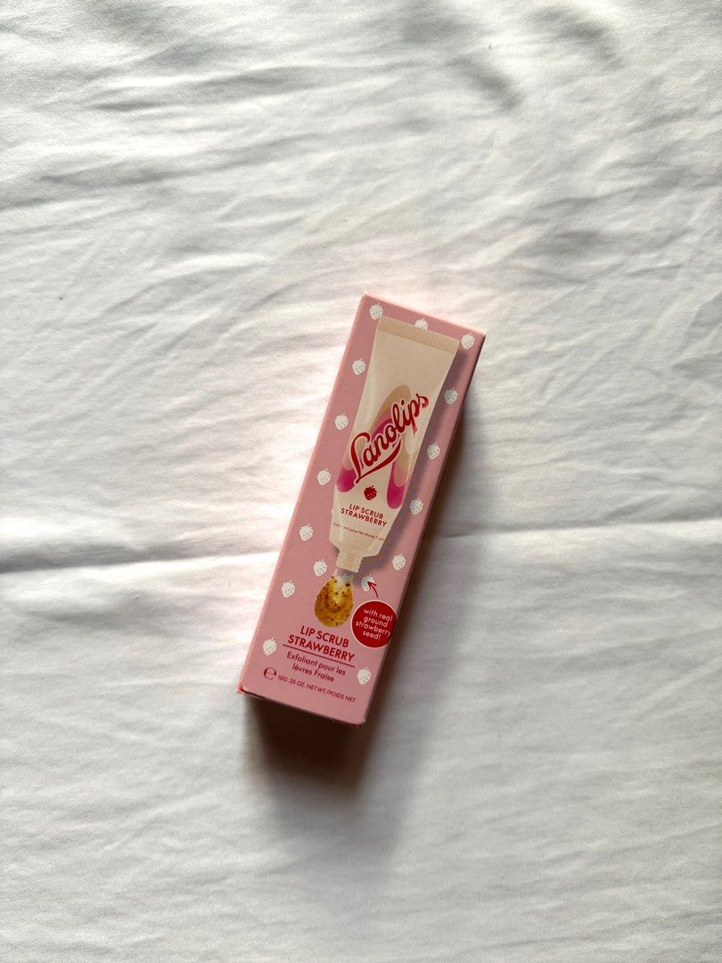 Lanolips Lip Scrub Strawberry (Category: Face Care) located in Quezon City. Submitted by janavdd (Listing ID 1408112395, Image 1). Description: Selling a BRAND NEW Lanolips Strawberry Scrub Balm MOP: GCash, BDO, BPI, Bankcom Shipping Method: GOGO Express, J&T Express Same Day Delivery: Grab, Lalamove PM if interested! .