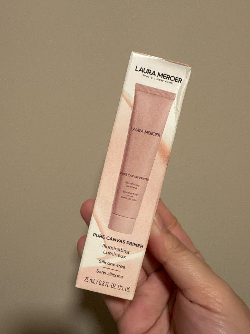 Laura Mercier Pure Canvas Primer Illuminating (Category: Makeup) located in Taguig. Submitted by cassiopeiasky (Listing ID 1408079733, Image 1). Description: - Laura Mercier Pure Canvas Primer - Illuminating - Silicone-free formula - Extends makeup wear - Creates a healthy glow - Size: 25 ml / 0.8 fl. oz. US - Made in Italy.