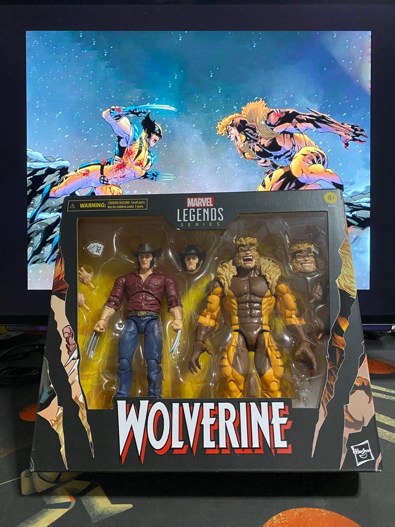 Marvel Legends Wolverine and Sabretooth 2-Pack (Category: Figurines & Statues) located in Mandaluyong City. Submitted by jeromeeasy (Listing ID 1408003238, Image 1). Description: ‼️READ‼️READ‼️READ‼️ For sale Sealed/MISB/BrandNew Marvel Legends Wolverine and Sabretooth 2-Pack Box condition: 9/10 Mandaluyong loc Metrobank/GCash Lalamove/LBC Meetup ✅ Video Call ✅ Please feel free to haggle and/or offer items for trade. Madali at maayos po ako kausa