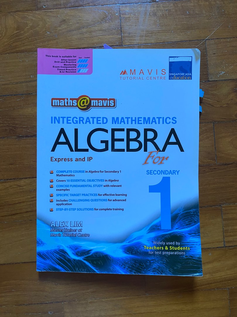 Mavis Integrated Mathematics Algebra Textbook for Secondary 1, Hobbies ...