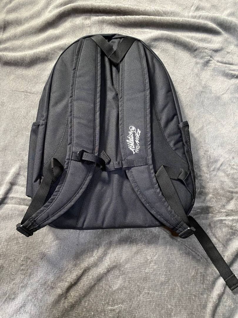 Brand New Nike Hayward Backpack 26L (Category: Backpacks) located in Valenzuela. Submitted by emg.everythingmustgo (Listing ID 1408077527, Image 2). Description: - Nike backpack with a large white logo and colorful design. - Main compartment for storage. - Front and side pockets for extra space. - Adjustable straps for a comfortable fit. - Includes a small logo on the back. - Comes with a tag attached. Original SRP 3,295.