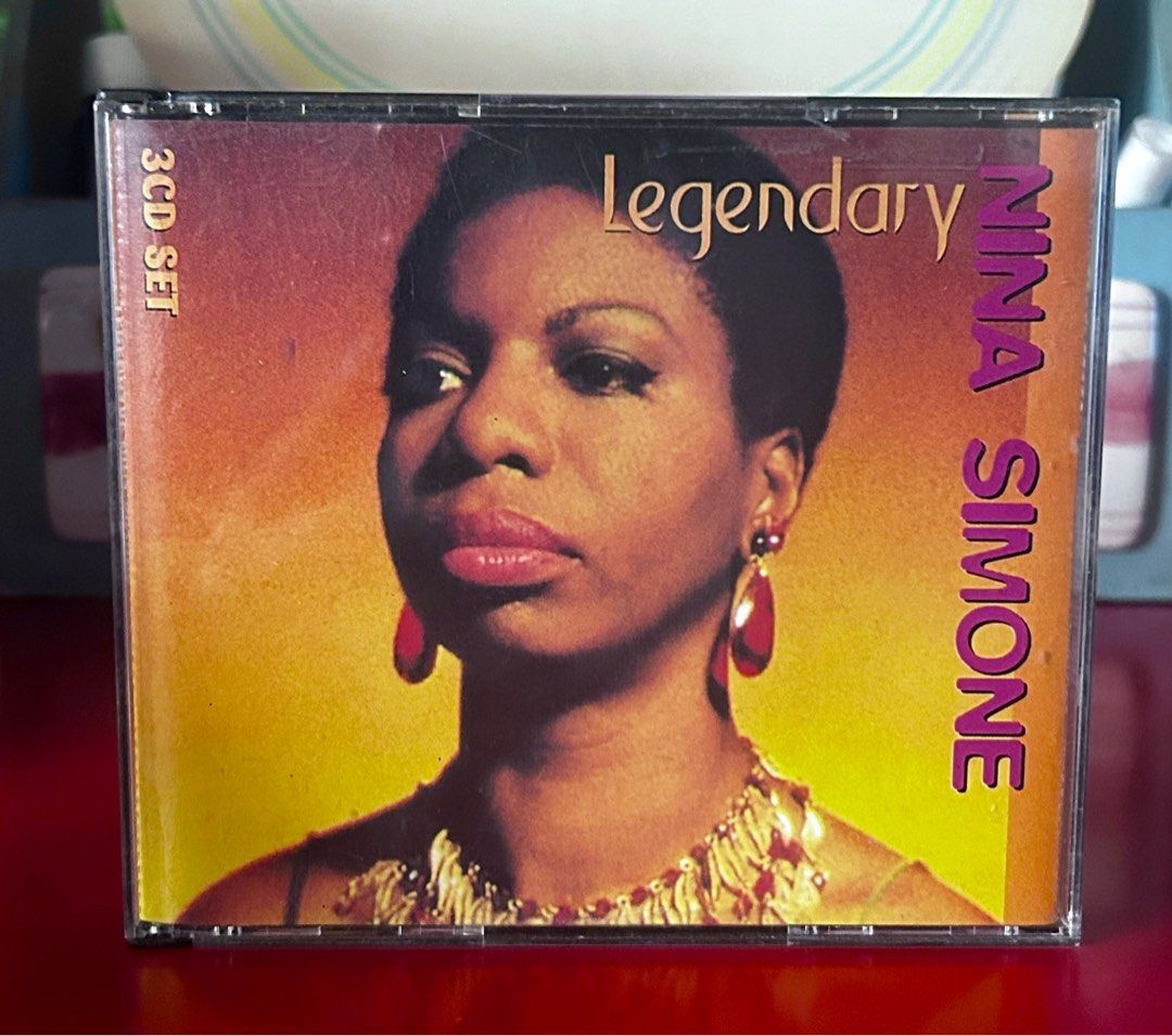 Nina Simone Legendary 3 CD Set (Category: CDs & DVDs) located in Las Pinas. Submitted by rjmwings (Listing ID 1407943580, Image 1). Description: Legendary Nina Simone 3 CD set. Includes discs 1, 2, and 3. Bought in 2000. The tracklist includes songs like "To Be Young, Gifted and Black", "Here Comes the Sun", and "To Love Somebody". Manufactured and distributed by BMG Records (Pilipinas), Inc. A great addition to any music collection and fans of t