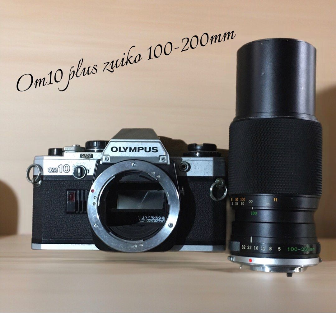 Olympus om10 film camera (Category: Cameras) located in Las Pinas. Submitted by film101 (Listing ID 1408004300, Image 1). Description: Om10 film camera with auto zoom lens 100-200mm Description of camera and lens Camera very good electronic condition Metering working Shutter working Check/on/off working Lens Needs cleaning and primarily the optics but still can capture good pics .