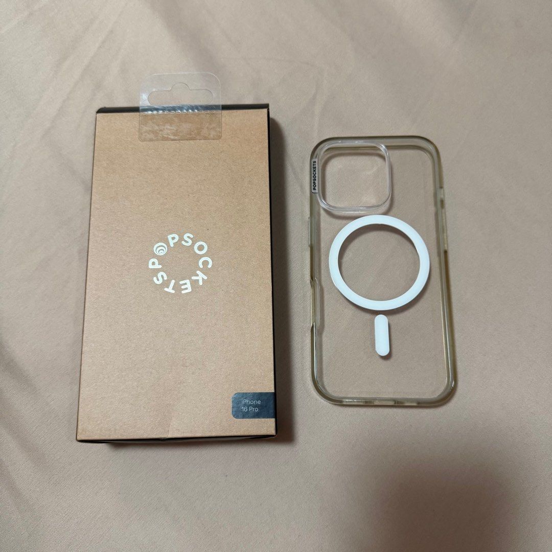 Popsocket Clear Case 16pro (Category: Cases & Sleeves) located in Marikina City. Submitted by sushmitamayc (Listing ID 1407972227, Image 1). Description: - Popsocket Clear Case for iPhone 16 Pro. - Transparent design. - Provides protection against scratches and bumps. - Magsafe.