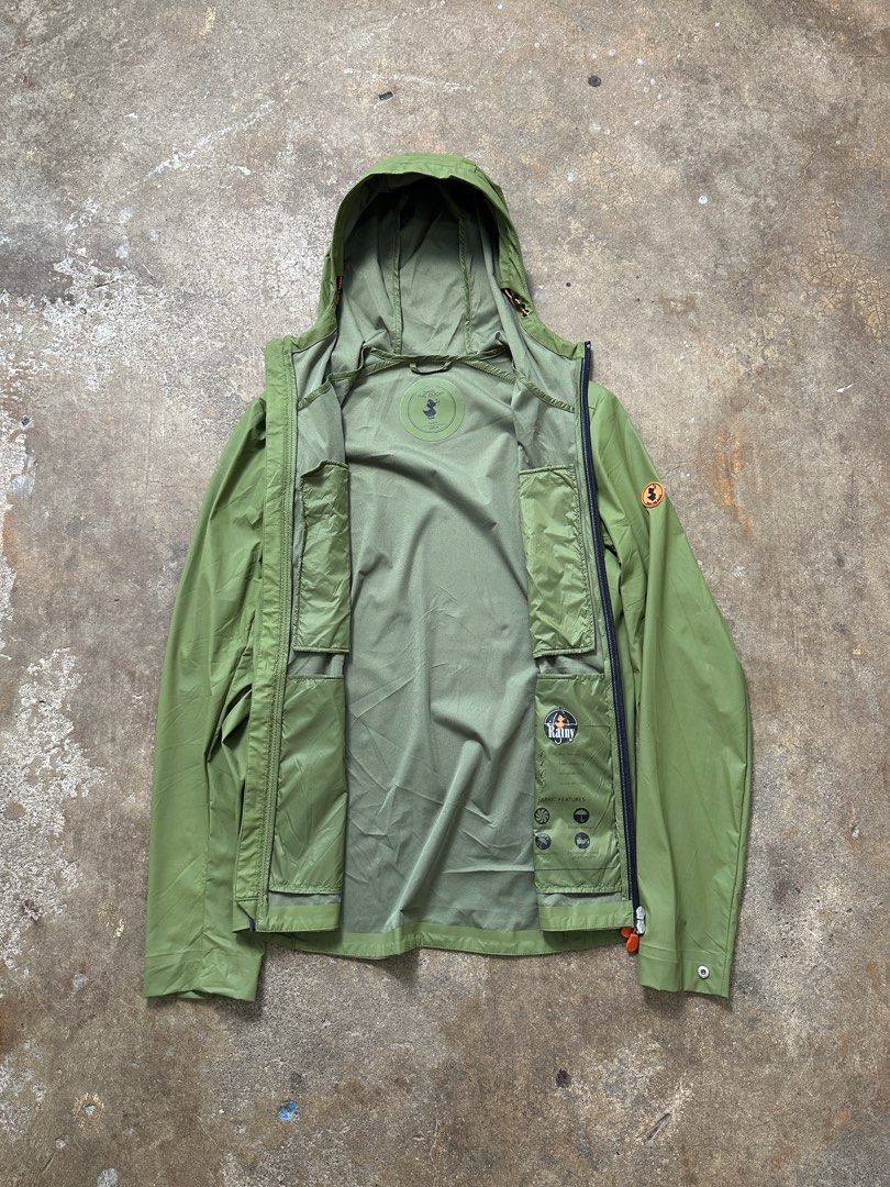 Save The Duck Rainy Jacket (Category: Coats, Jackets and Outerwear) located in Bacolod City. Submitted by thestitchph (Listing ID 1407950191, Image 2). Description: SAVE THE DUCK RAIN JACKET SIZE SMALL DIMES; PIT TO PIT 20” LENGTH 28” SHOULDER 17” SLEEVE 26”.