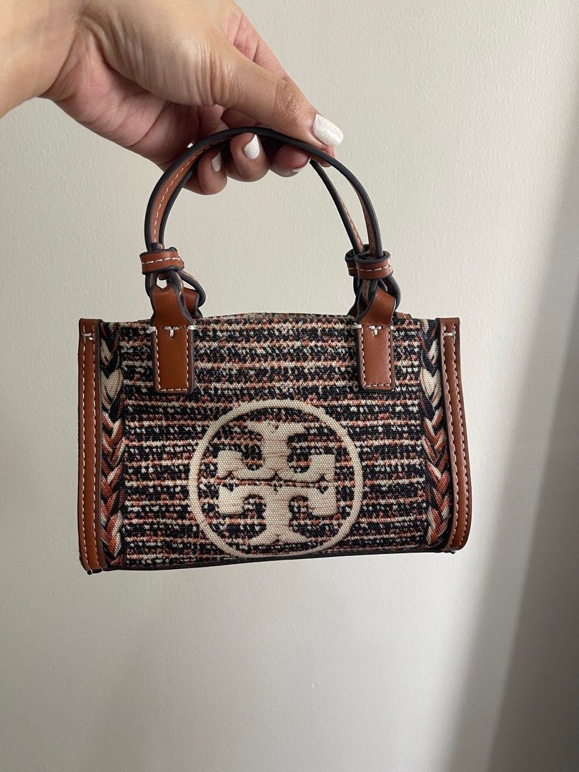 Tory Burch Mini Tote Bag (Category: Luxury Bags & Wallets) located in Manila. Submitted by rranedrop (Listing ID 1407998758, Image 1). Description: Comes with strap and card.