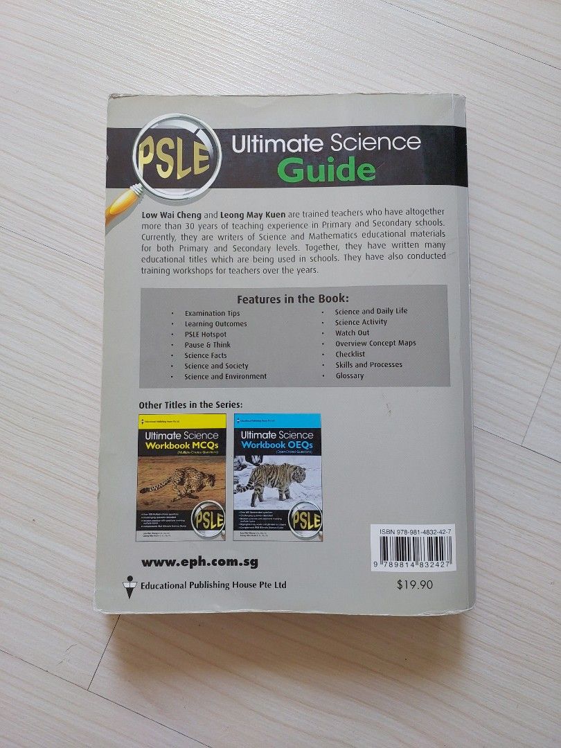Ultimate Science Guide (Category: Textbooks) located in Singapore. Submitted by jaydenang396396 (Listing ID 1407966413, Image 3). Description: Ultimate Science Guide for primary school students. Revision for PSLE.
