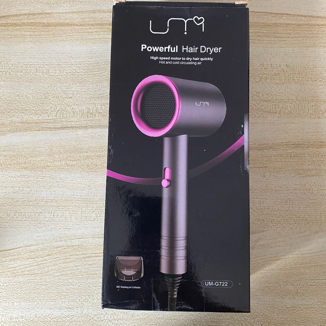 UMI Hair Dyer (Black) (Category: Hair) located in Las Pinas. Submitted by paperfolle (Listing ID 1408001141, Image 1). Description: Brand New - Used only to test it RS: I just buy stuff sometimes, even if I already have them ✌️Decluttering unused and in-storage items .