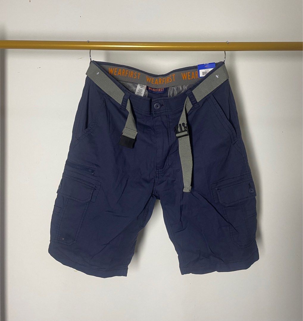 WearFirst Cargo Shorts with Belt (Category: Shorts) located in San Pedro. Submitted by overallph (Listing ID 1408101257, Image 1). Description: WearFirst cargo shorts Size 36 700+sf.