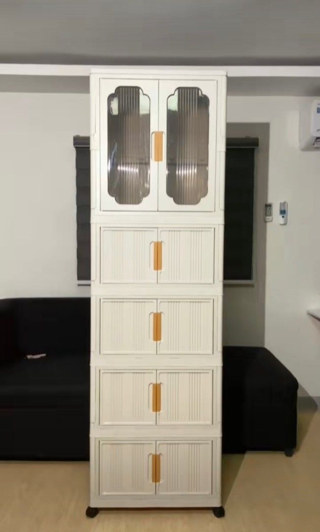 5-Layer Stackable Cabinet with Drawers (Category: Shelves, Cabinets & Racks) located in Pasig City. Submitted by igustnik (Listing ID 1392149372, Image 1). Description: Super gandaaaaa RFS: Wala lang haha bibili lang ulit ng bago kasi reset ako ng room No issues..