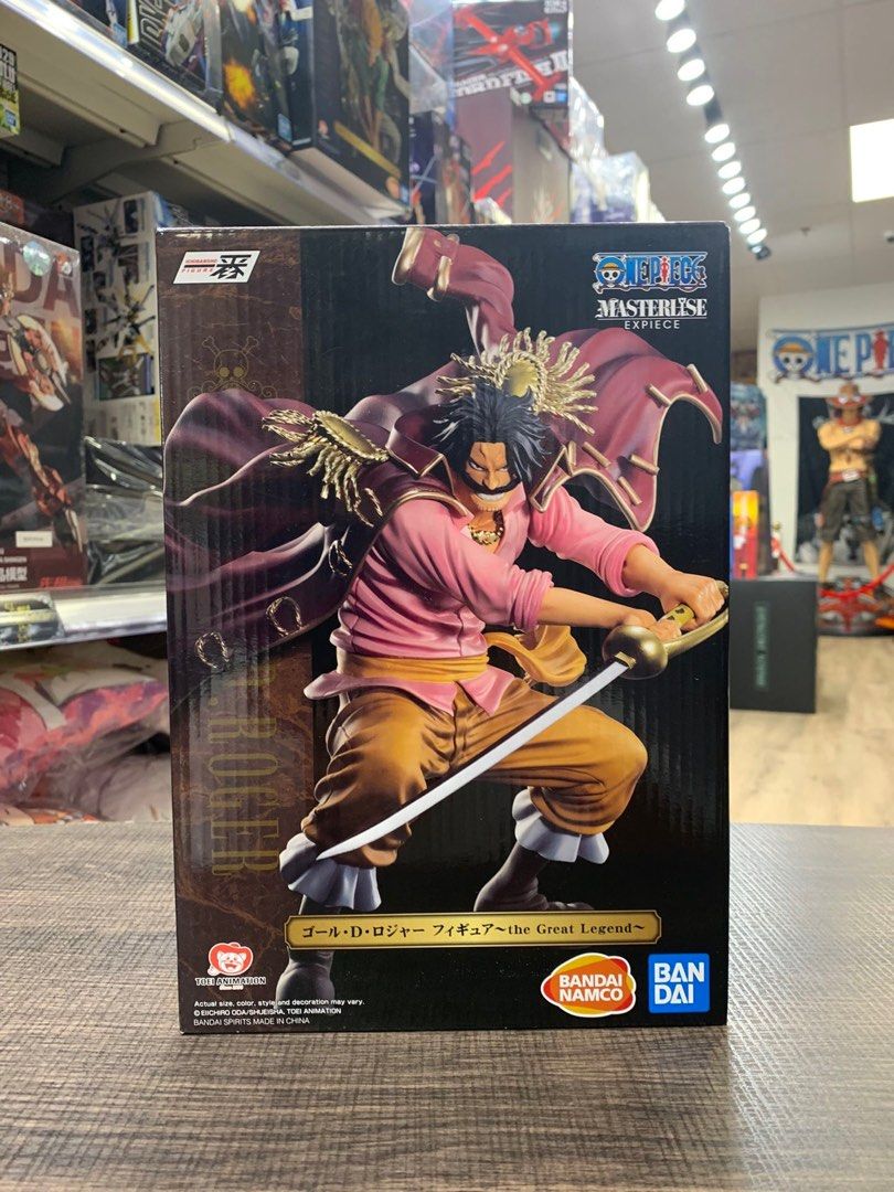 bandai ONE PIECE figure gol.d.roger B MASTERLISE Ichiban kuji Legends over Time (Category: Toy Figures) located in Singapore. Submitted by shoppingaddict_ (Listing ID 1408232568, Image 1). Description: - Brand new, unopened figure - Retailing at $100+, fast deal $65.