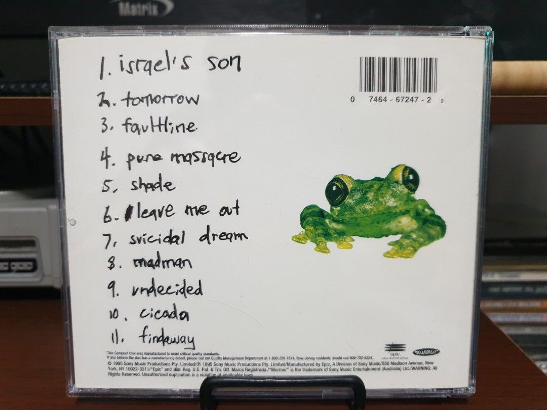 CD SILVERCHAIR - frogstomp alternative grunge rock (Category: CDs & DVDs) located in Makati City. Submitted by KaTiToYs (Listing ID 1408294233, Image 2). Description: silverchair - frogstomp NM - VG+ meet ups: Makati / BGC / Ortigas... Metro Manila / nearby provinces buyers - pick up via: lalamove / grab... Provincial buyers - ship via: lbc / jrs / jnt... MOP: Gcash ❌❌❌NO COD / COP❌❌❌.