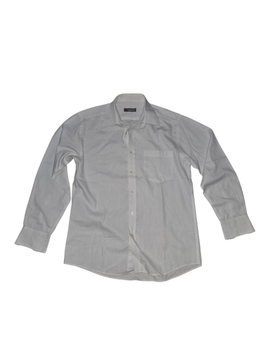 CRITERION Striped Long Sleeve Polo - Medium (White) (Category: Tshirts & Polo Shirts ) located in Manila. Submitted by teves88579 (Listing ID 1408174223, Image 1). Description: barely used; versatile rfs: declutter loc: QC sold for 1,100 online .