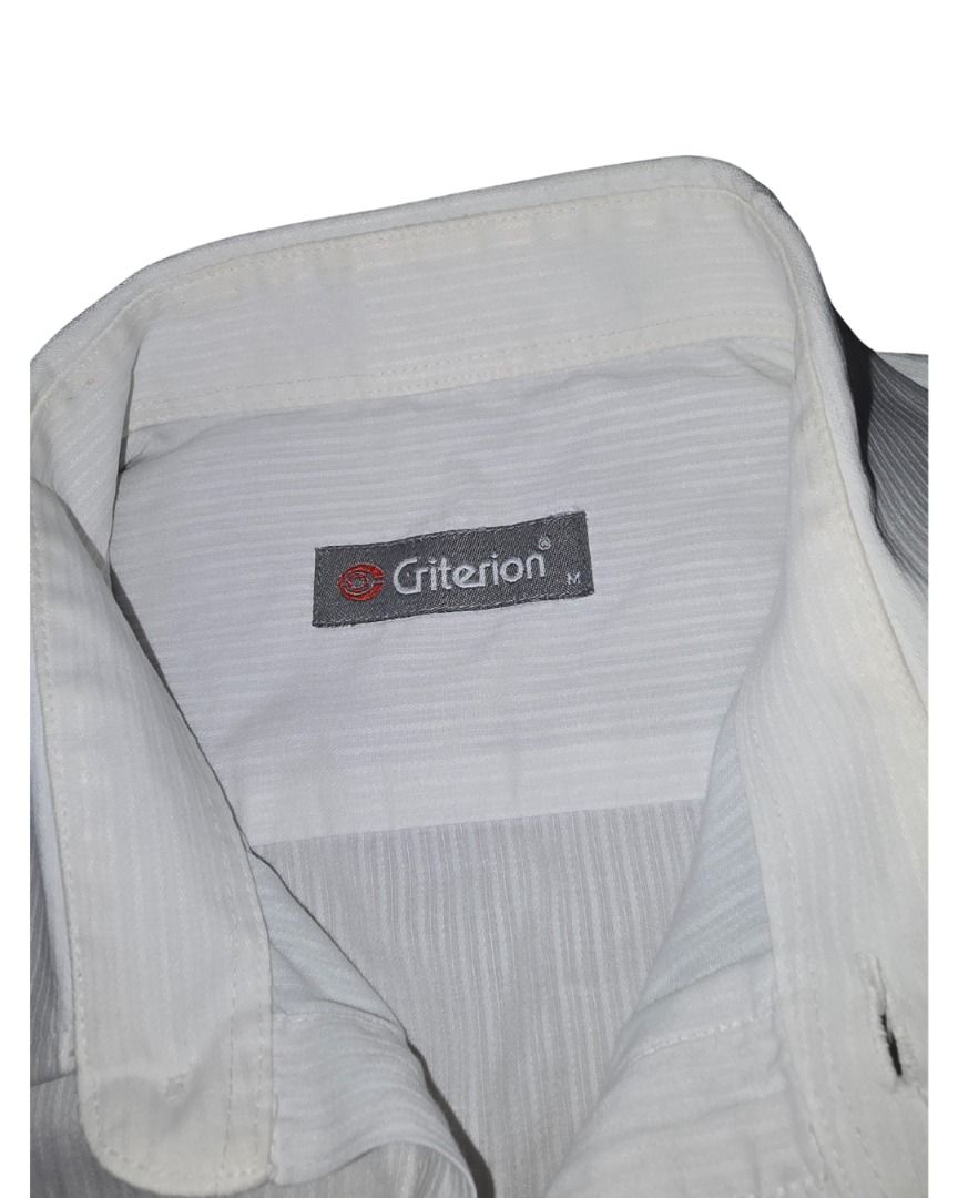 CRITERION Striped Long Sleeve Polo - Medium (White) (Category: Tshirts & Polo Shirts ) located in Manila. Submitted by teves88579 (Listing ID 1408174223, Image 3). Description: barely used; versatile rfs: declutter loc: QC sold for 1,100 online .