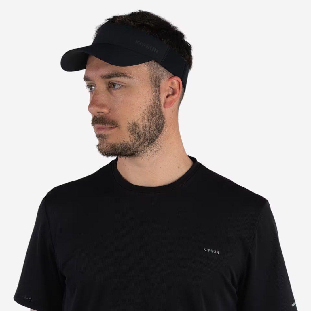 Decathlon Kiprun Running Visor (Category: Activewear) located in Quezon City. Submitted by declutteredbyshell (Listing ID 1408282455, Image 2). Description: Decathlon Kiprun Running Visor Colors: Pink & Black Price: ₱400 for both • Bought from Decathlon Store • Once used only • Flaw: Pink has a washable stain • Black is in excellent condition.