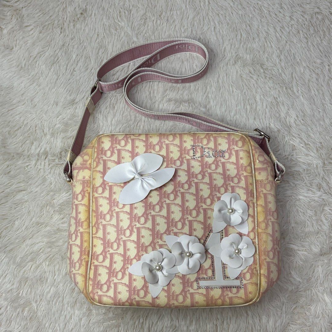 Dior Trotter Girly Sling Bag (Category: Luxury Bags & Wallets) located in Caloocan City. Submitted by xoxuryam (Listing ID 1408297740, Image 1). Description: - please see pictures - authentic, no lowballing!! - nasa 29,500 pa siya here sinisell sa philippines - selling low 🥹 but hindi naman rush - barat = blocked .