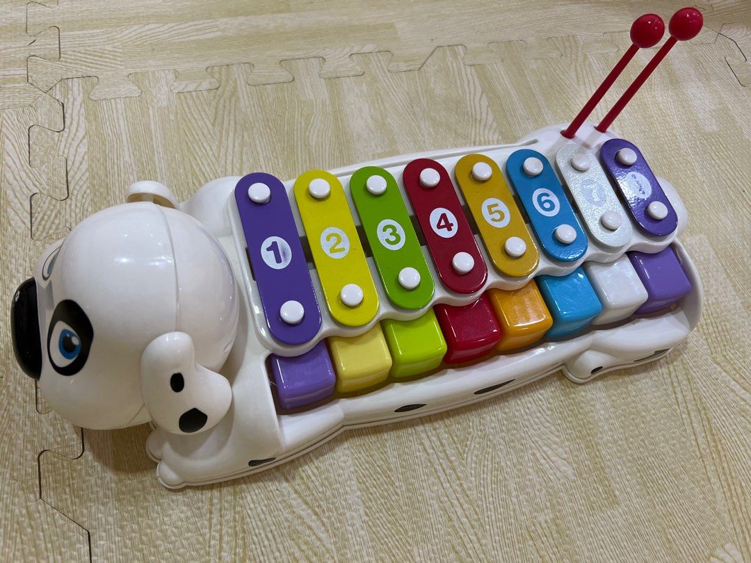 Dog-Shaped Xylophone Toy (Category: Kids Toys) located in Quezon City. Submitted by stylebook_ph (Listing ID 1408128061, Image 1). Description: .