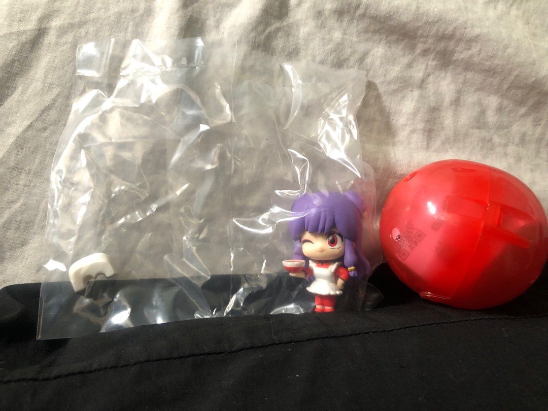 Gashapon Ranma 1/2 - Shampoo (Category: Designer & Blind Box Toys) located in Quezon City. Submitted by gamespot (Listing ID 1408299707, Image 1). Description: 2 pcs available Sealed Both MOP: Gcash/Paymaya/GoTyme MOD: Lalamove .