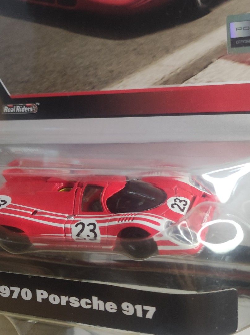 Hot Wheels 1970 Porsche 917 (1:43 Scale Red) // 799php (Category: Vehicle & Diecast Models) located in Quezon City. Submitted by edrielgp (Listing ID 1408246335, Image 3). Description: Hot Wheels 1970 Porsche 917 (1:43 Scale Red) // 799php Sealed. Mint w/ 1:43 original Hot Wheels Protector. Please CHECK my other Hot Wheels and other items listed for sale in my profile. Bawal sa maselan Can do COD around visayas ave quezon city and around congress