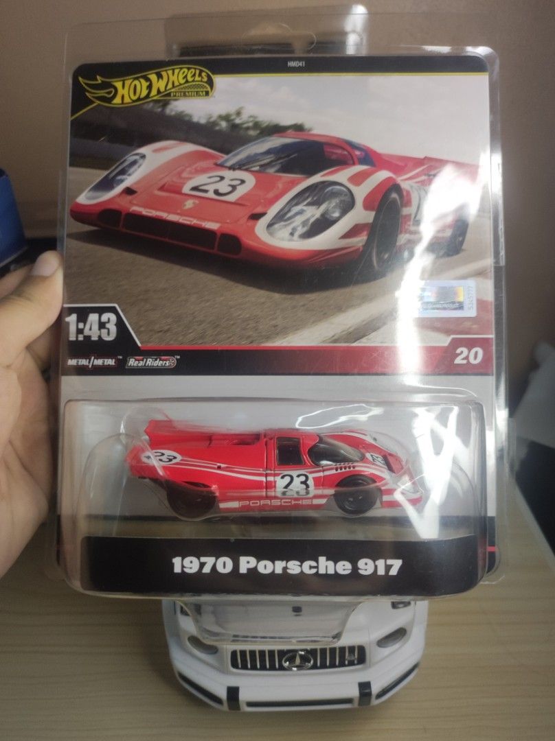 Hot Wheels 1970 Porsche 917 (1:43 Scale Red) // 799php (Category: Vehicle & Diecast Models) located in Quezon City. Submitted by edrielgp (Listing ID 1408246335, Image 1). Description: Hot Wheels 1970 Porsche 917 (1:43 Scale Red) // 799php Sealed. Mint w/ 1:43 original Hot Wheels Protector. Please CHECK my other Hot Wheels and other items listed for sale in my profile. Bawal sa maselan Can do COD around visayas ave quezon city and around congress