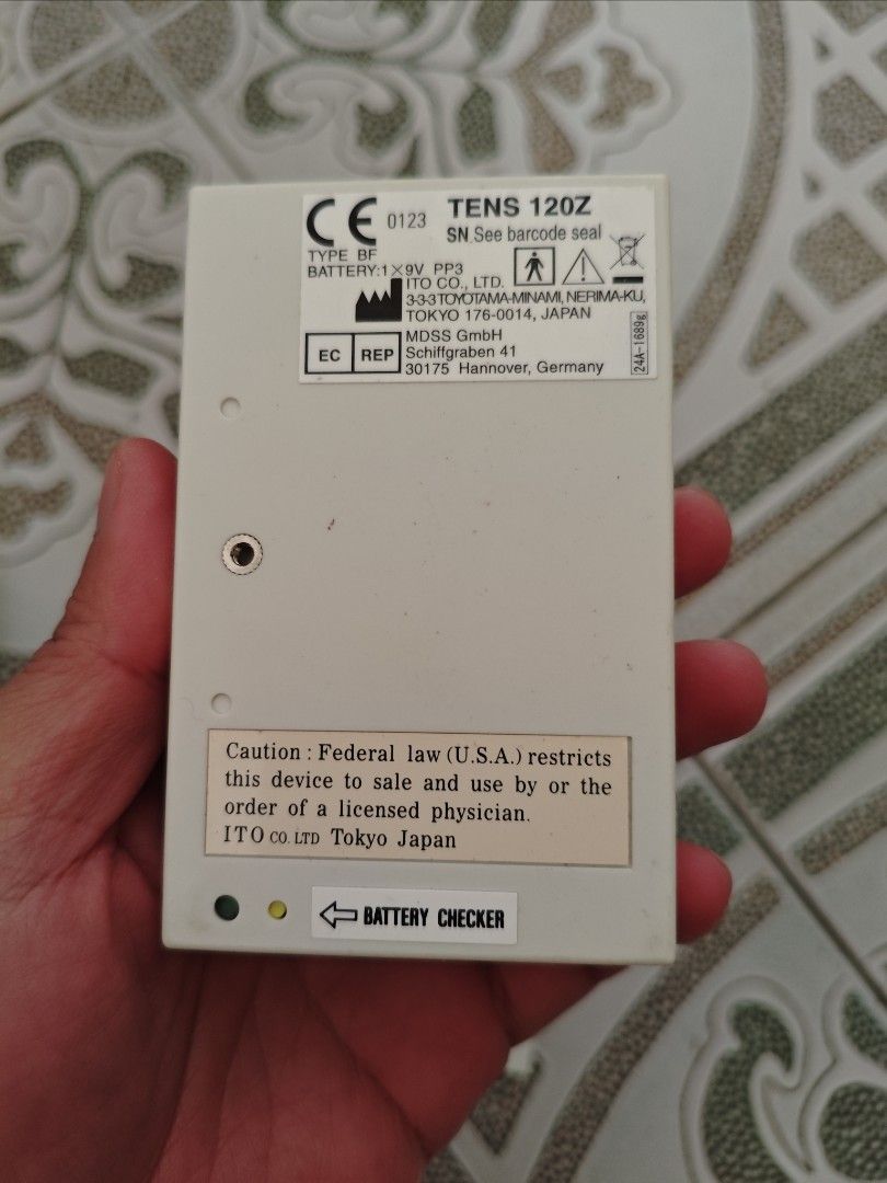 Ito Dual Tens Machine (Category: Medical Supplies & Tools) located in Baguio. Submitted by skwaterskalper (Listing ID 1408178720, Image 2). Description: Ito Dual Tens Machine.