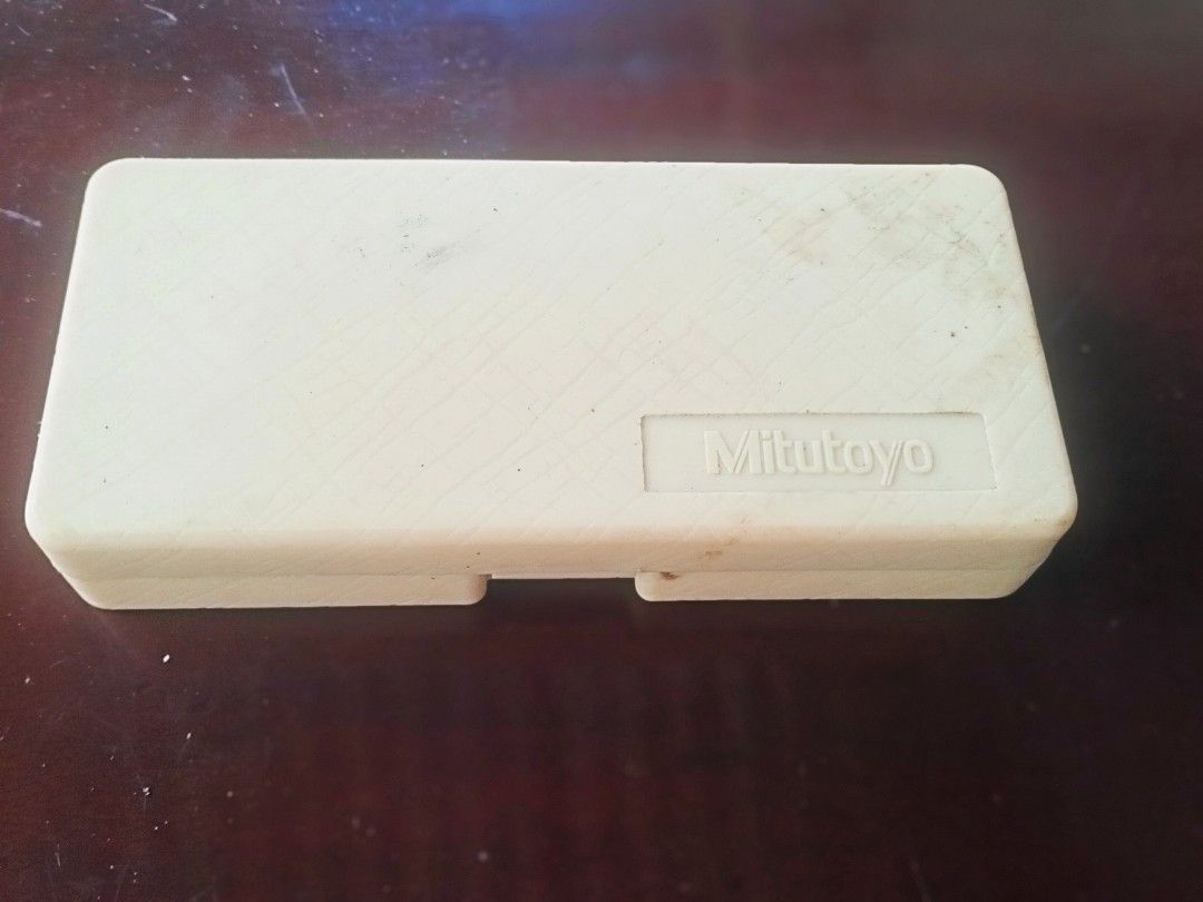 Authentic Mitutoyo Outside Micrometer M110-25 /CN 103-137 (Category: Construction Tools & Equipment) located in San Isidro. Submitted by thankugeri87256 (Listing ID 1408127715, Image 3). Description: ✏️Japan Surplus item. ✏️Minor flaws/scratches if any are normal. ✏️Authentic and made in Japan. ✏️Manuals & Cert.of Inspection are intact. ✏️With hard case for safe keeping. ✏️Good condition. ✏️Sold in "as is where is" basis..